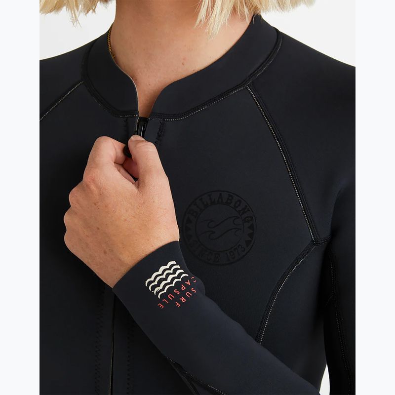 Női Billabong 2/2 mm Salty Dayz Natural LS Spring fekete úszó úszógumi 6