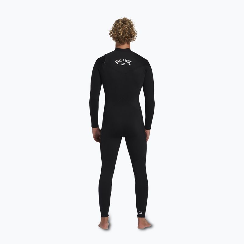 Férfi Billabong 5/4 mm Foil Chest Zip GBS fekete úszáshab 2