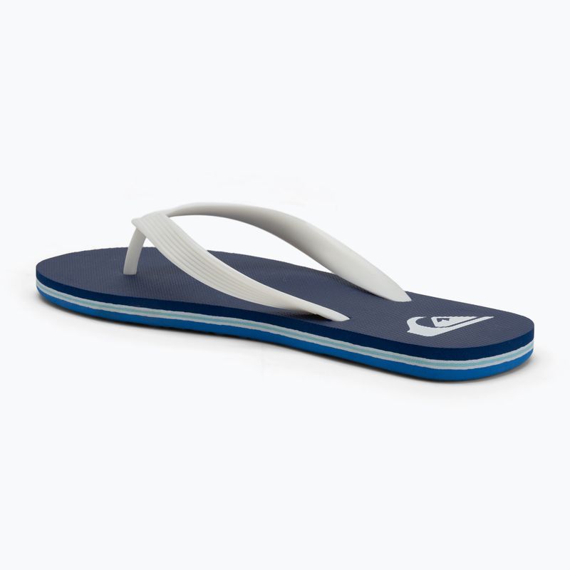 Férfi Quiksilver Molokai indigó színű flip flopok 3