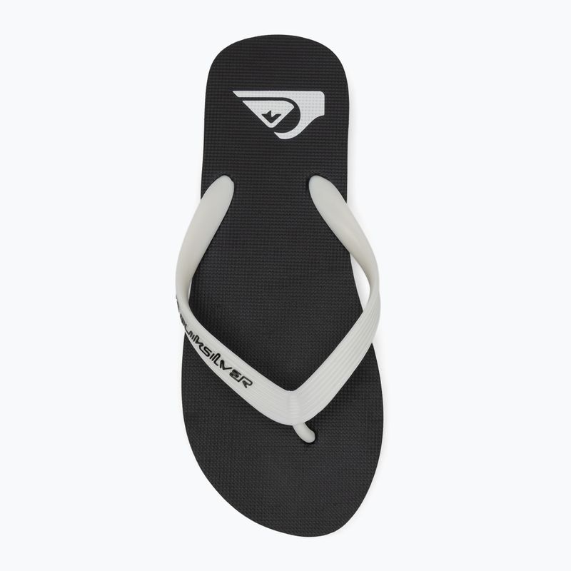 Férfi Quiksilver Molokai fekete rasta flip flopok 5