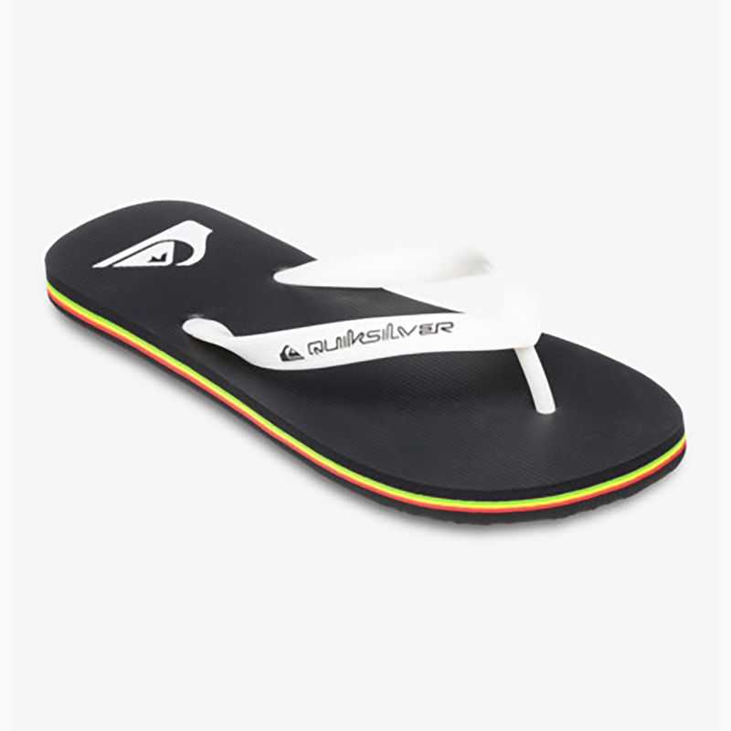 Férfi Quiksilver Molokai fekete rasta flip flopok