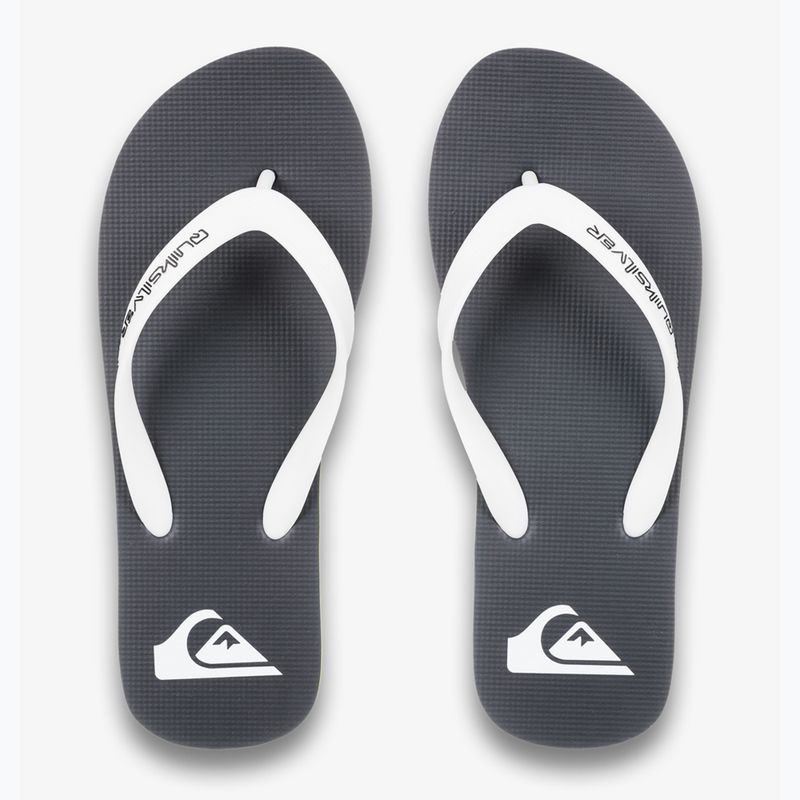 Férfi Quiksilver Molokai fekete rasta flip flopok 2