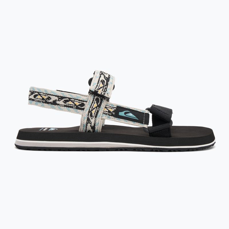 Quiksilver Monkey Caged II fekete/fehér férfi szandálok 2