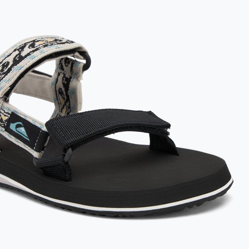 Quiksilver Monkey Caged II fekete/fehér férfi szandálok 7
