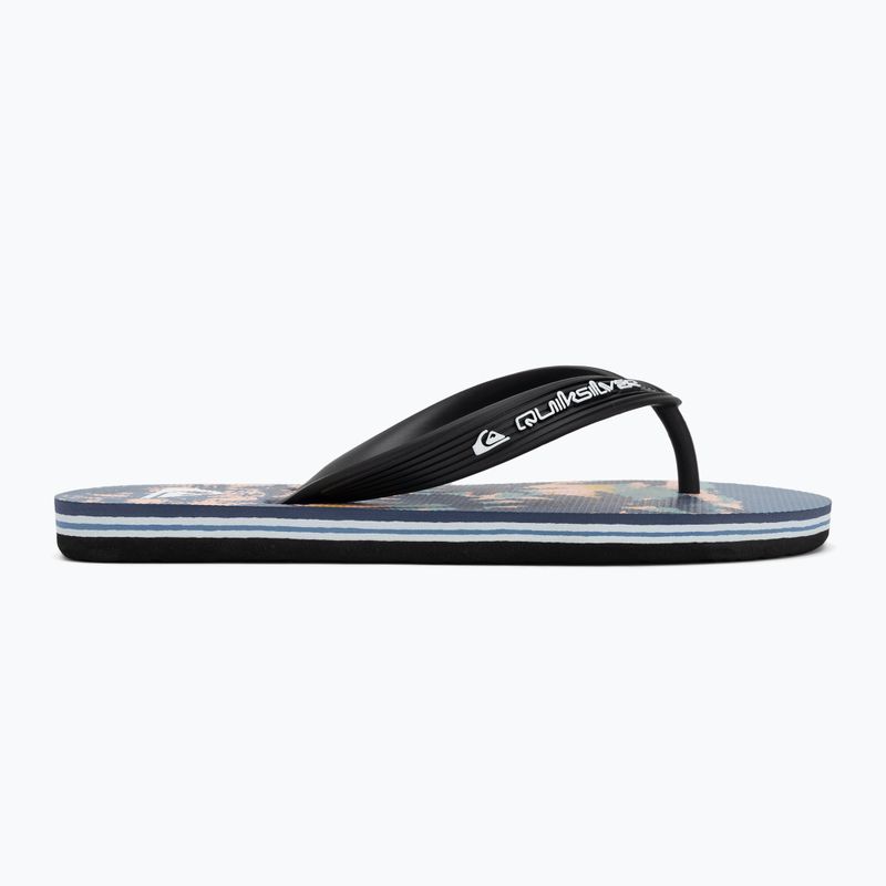 Quiksilver Molokai Art 25 Ifjúsági flip flop tüzes koronakék trópusi kék tropicamo 2