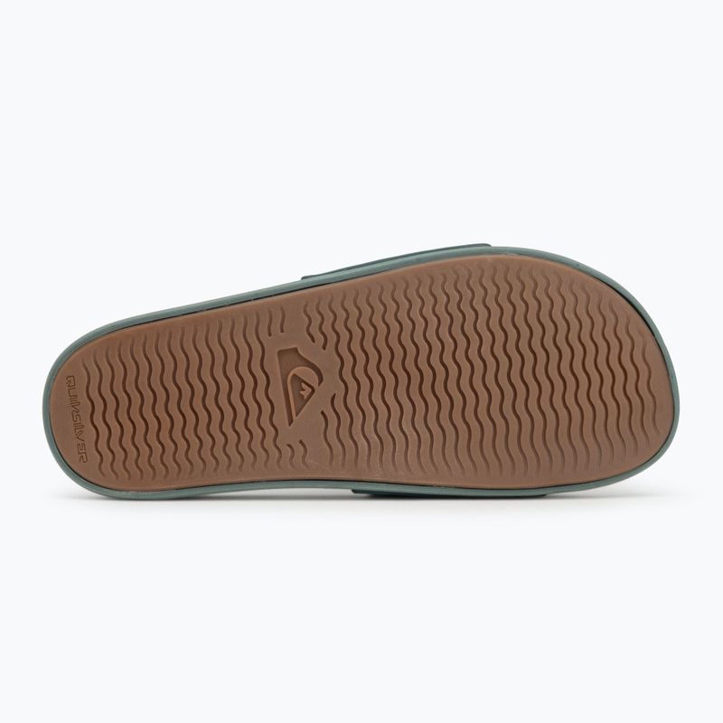 Quiksilver férfi Rivi Wordmark Slide II zsálya flip-flopok 4