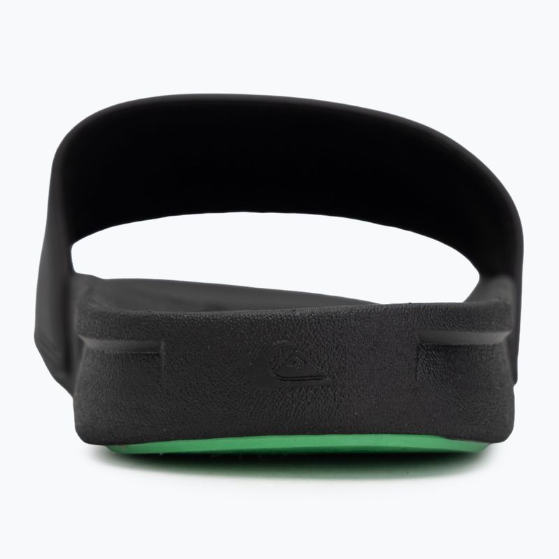Quiksilver férfi Rivi Wordmark Slide II fekete rasta flip-flopok 6