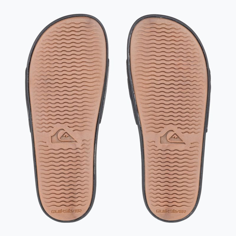 Quiksilver férfi Rivi Wordmark Slide II flip-flop fekete 5 3