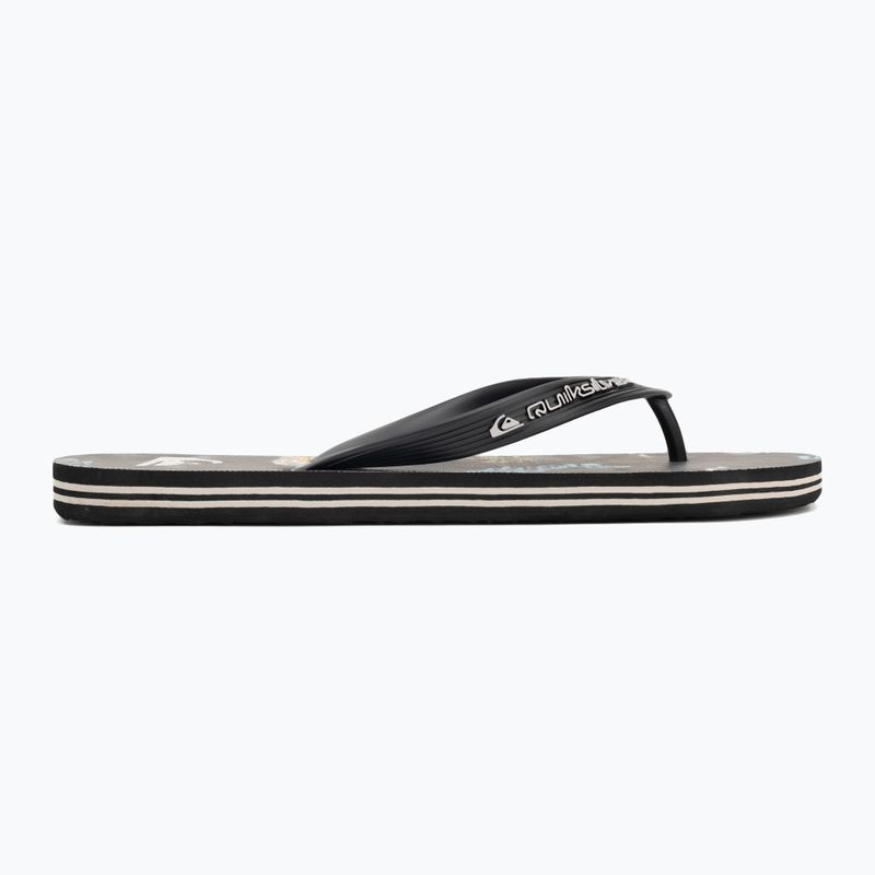 Quiksilver Molokai férfi flip flop Art 25 fekete naturama 2