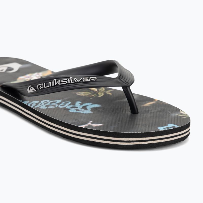 Quiksilver Molokai férfi flip flop Art 25 fekete naturama 7