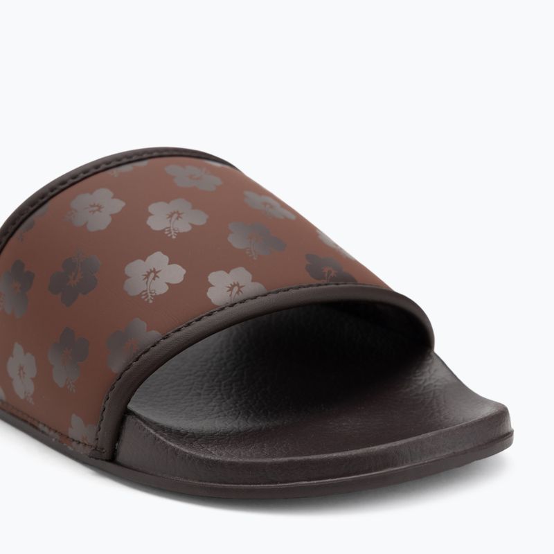 Női ROXY Slippy IV barna kombinált flip-flopok 7