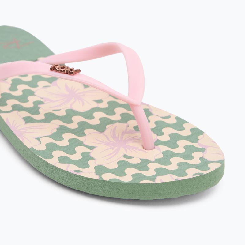 Női ROXY Viva Stamp II zsálya flip flopok 7