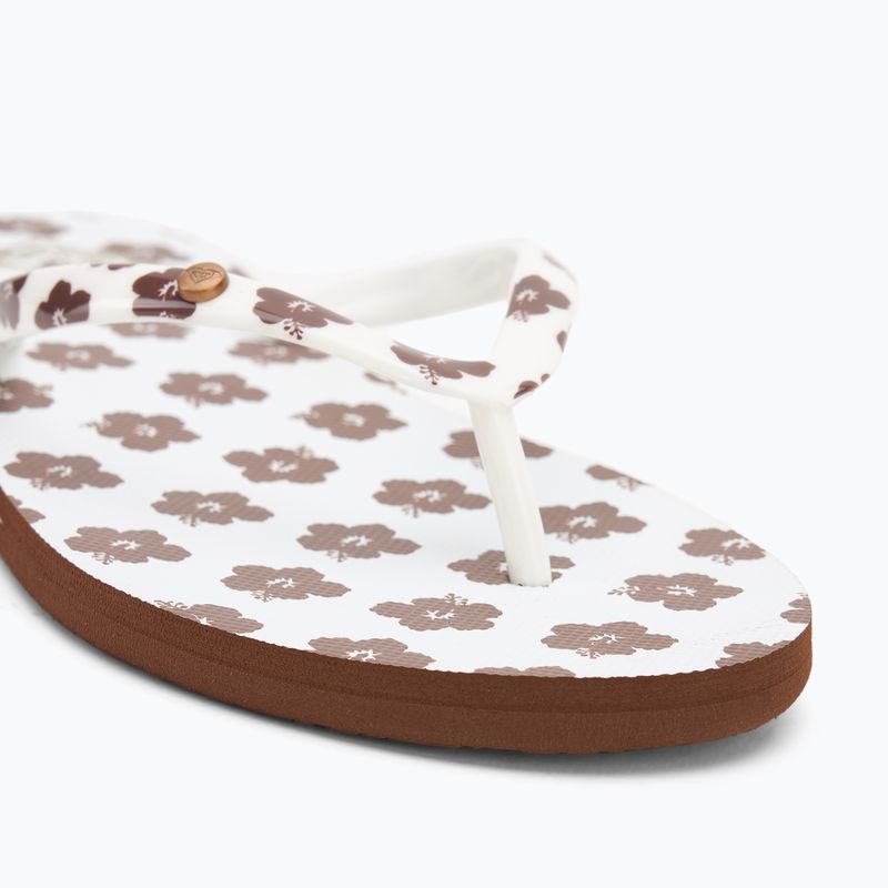 ROXY Portofino III női flip flop dc világosbarna/fehér 7