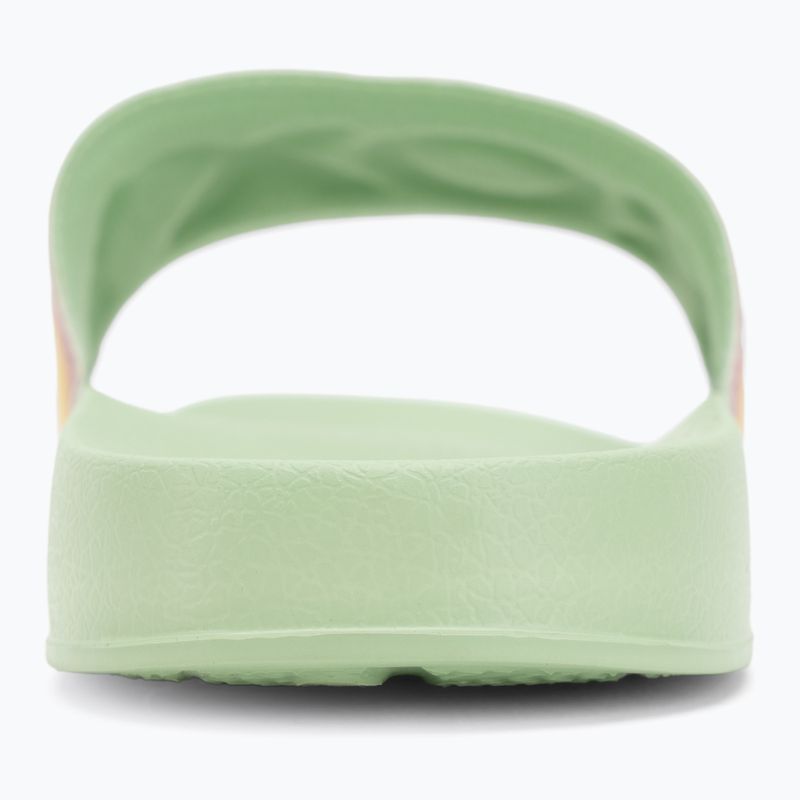 Női ROXY Slippy II zöld csíkos flip-flopok 6