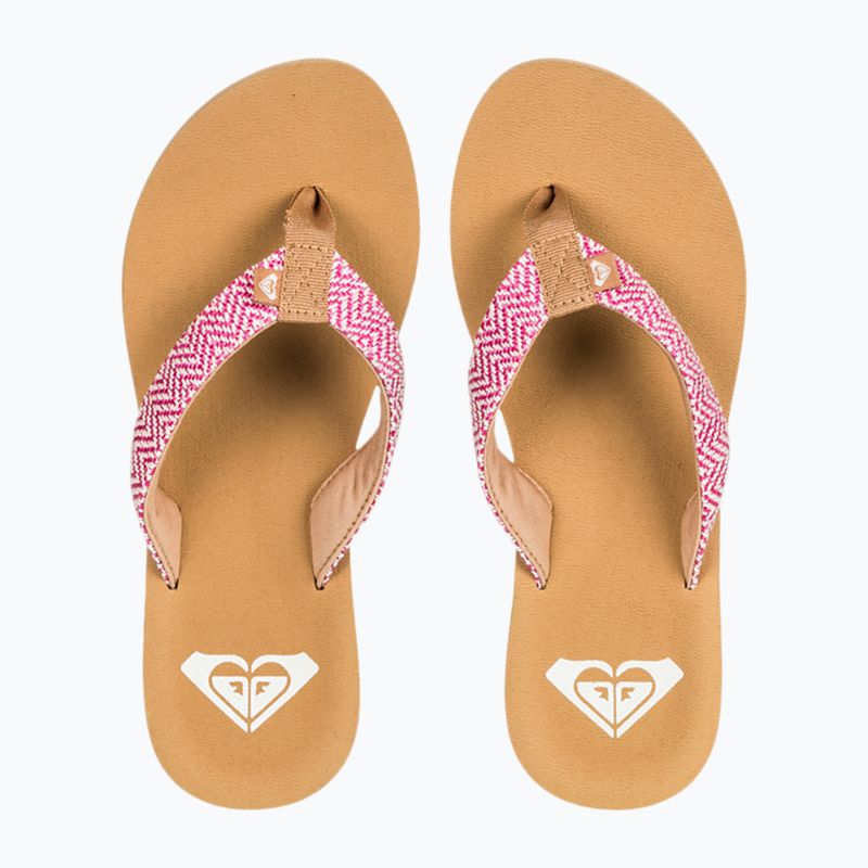 ROXY Porto Raffia II málna női flip flopok 2