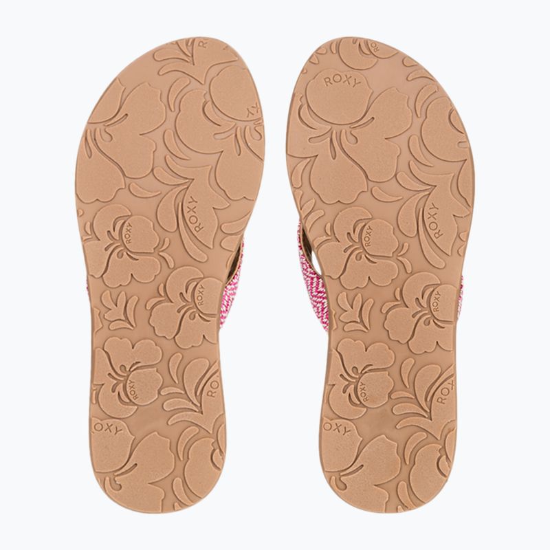 ROXY Porto Raffia II málna női flip flopok 3