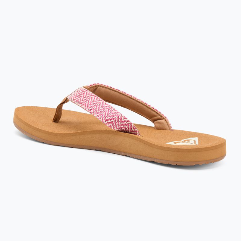 ROXY Porto Raffia II málna női flip flopok 3