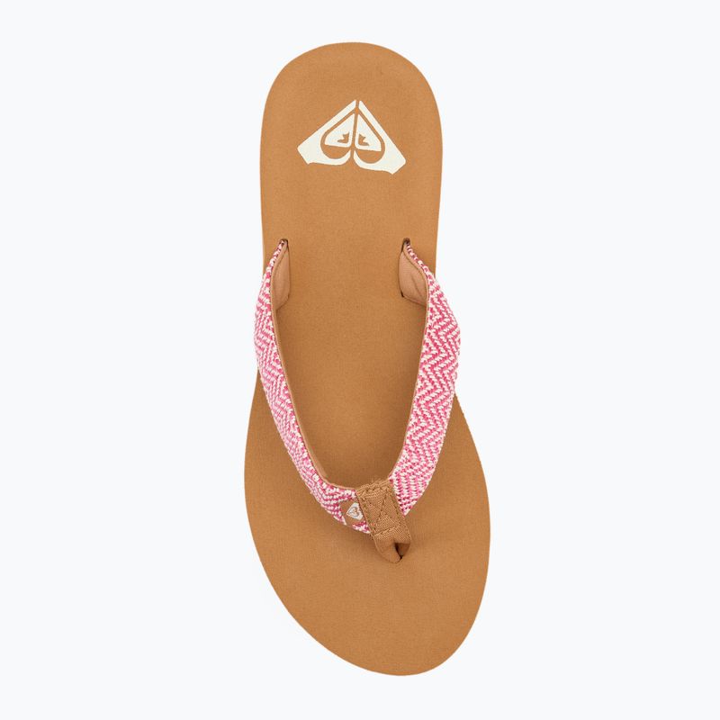 ROXY Porto Raffia II málna női flip flopok 5