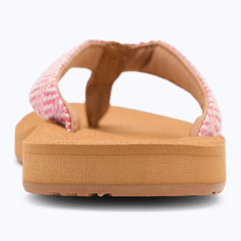 ROXY Porto Raffia II málna női flip flopok 6