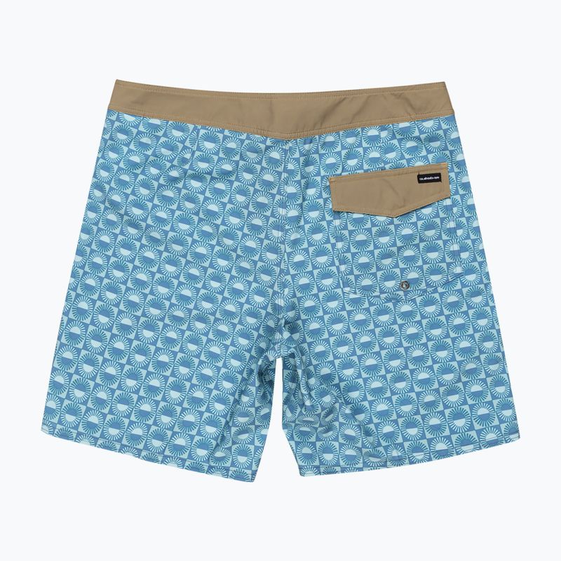 Quiksilver férfi Surfsilk Straight Leg 18" Florever Aquifer úszónadrág 2
