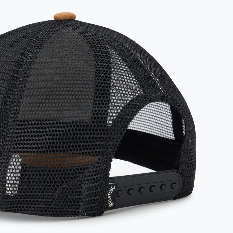 Férfi Billabong Stacked Trucker fekete/barna baseballsapka 4