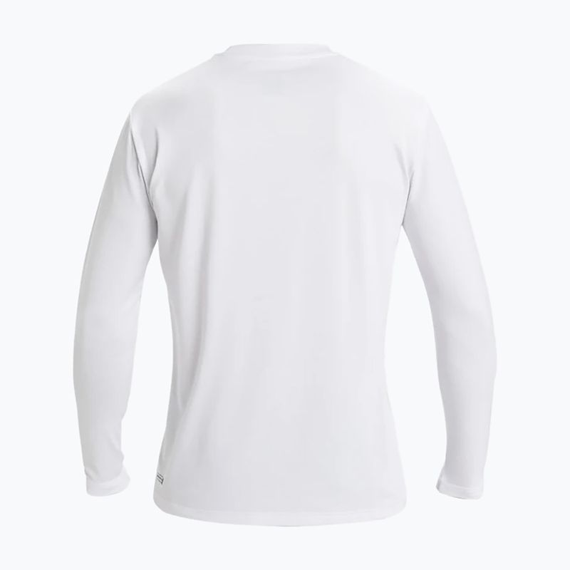 Férfi hosszú ujjú úszófelső Quiksilver DNA Bubble Logo white 2