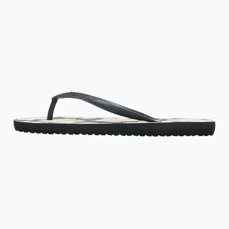 Női Billabong Dama fekete kavicsos flip flopok 2