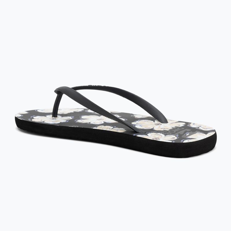Női Billabong Dama fekete kavicsos flip flopok 3
