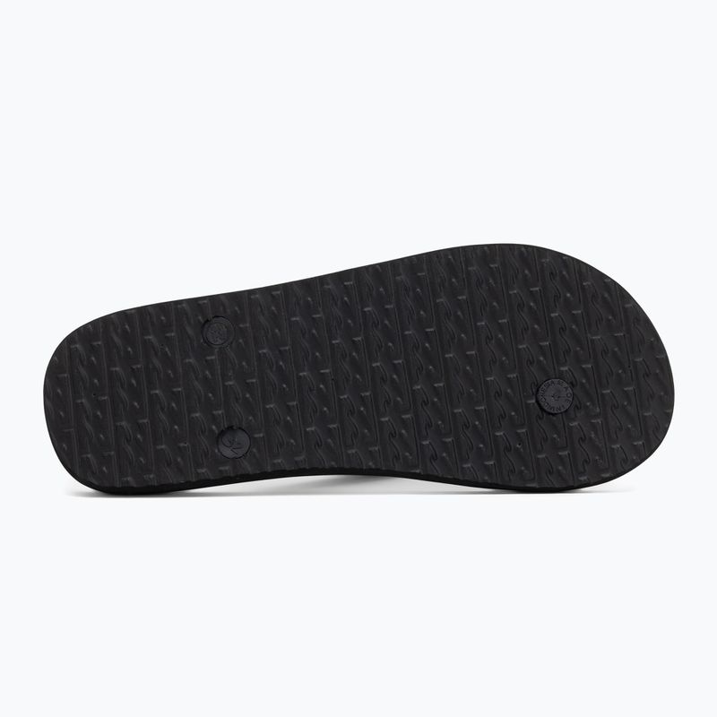 Női Billabong Dama fekete kavicsos flip flopok 4