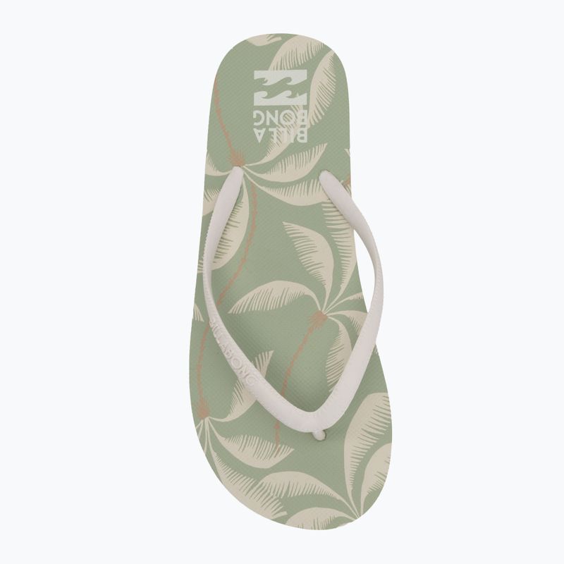 Női Billabong Dama pisztácia flip flopok 5