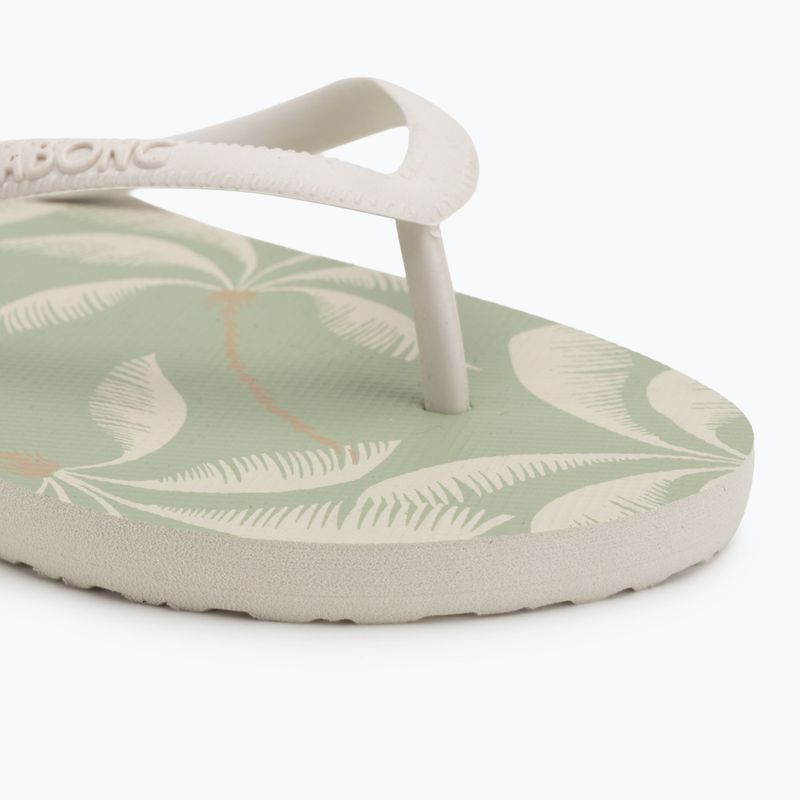 Női Billabong Dama pisztácia flip flopok 7