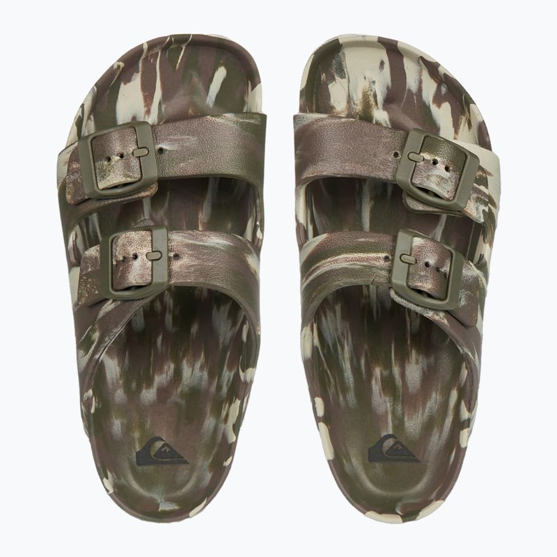 Quiksilver Embark RF zöld 1 gyermek flip-flopok 2
