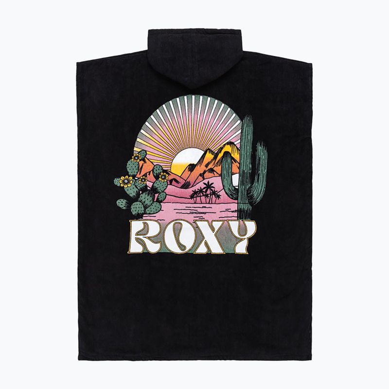 ROXY Infinite Lagoon női poncsó antracit színű 2