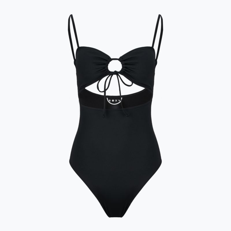 Női egyrészes fürdőruha ROXY Beach Classics Fashion antracit