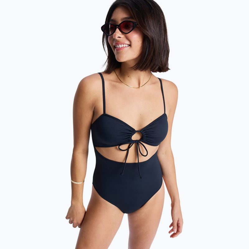 Női egyrészes fürdőruha ROXY Beach Classics Fashion antracit 4
