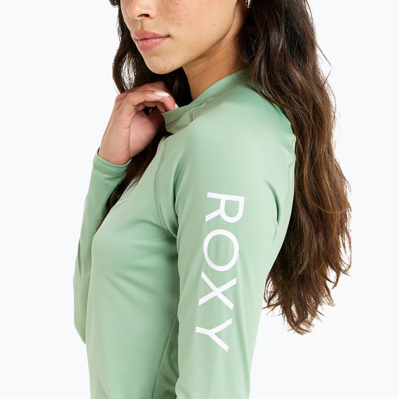 Női úszás hosszú ujjú ROXY Whole Hearted bazsalikom 5