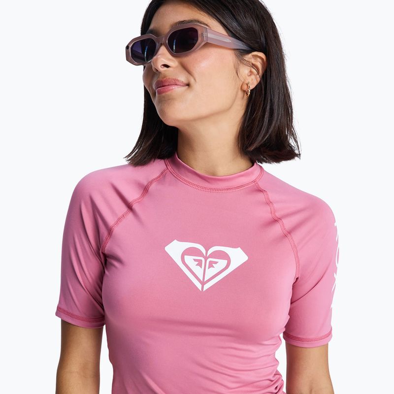 Női úszós póló ROXY Whole Hearted heather rose 5