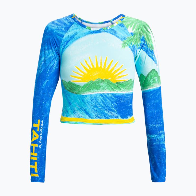 Női úszás hosszú ujjú ROXY Atlas Crop Top skyway 5