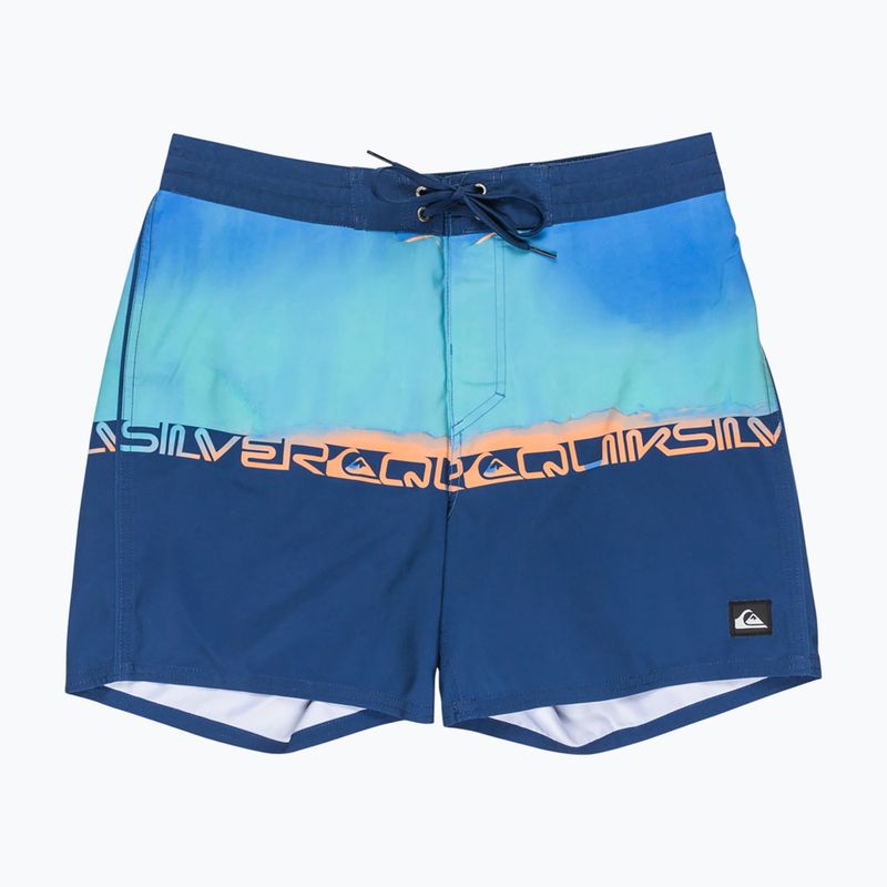 Férfi Quiksilver Everyday Half Jam 16" nebulas kék wordblock úszónadrág