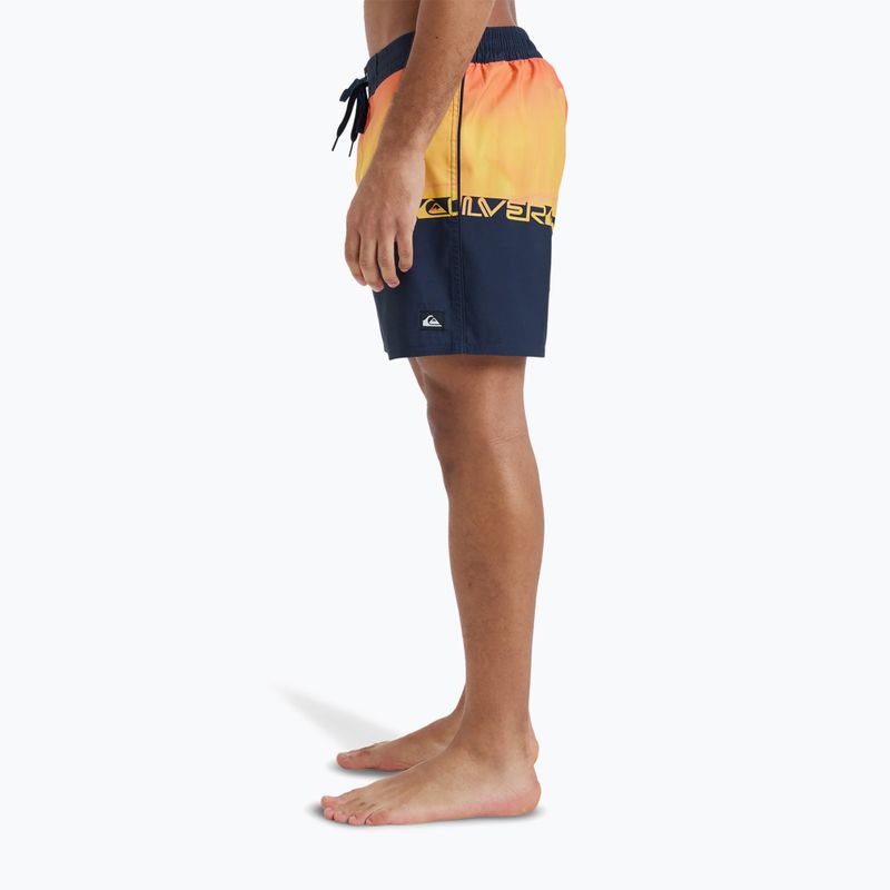 Quiksilver Férfi Everyday Half Jam 16" tüzes korallszínű wordblock úszónadrág 6