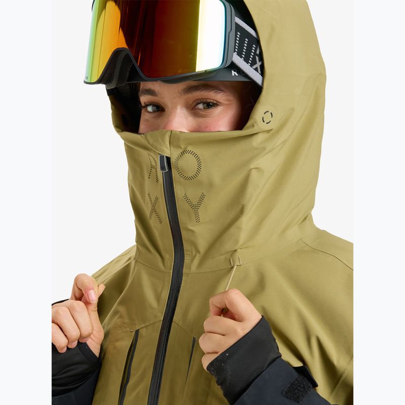 Női snowboarddzseki ROXY Gore-Tex Stretch Purelines fennel seed 5