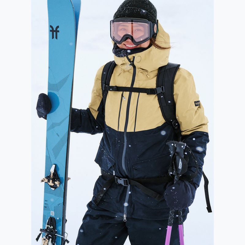 Női snowboarddzseki ROXY Gore-Tex Stretch Purelines fennel seed 14