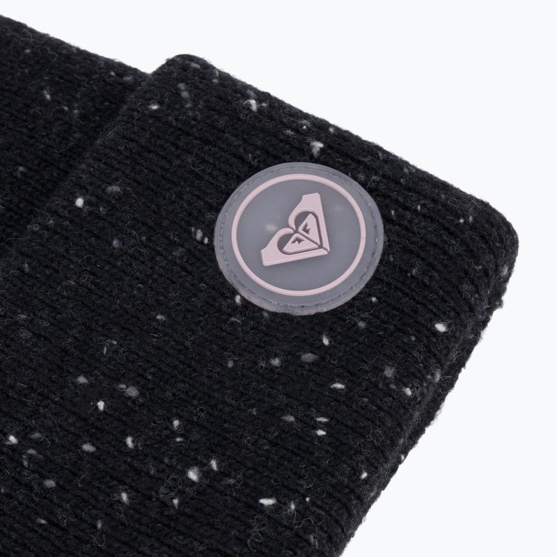 Női téli sapka ROXY Frozenlake Beanie true black 3