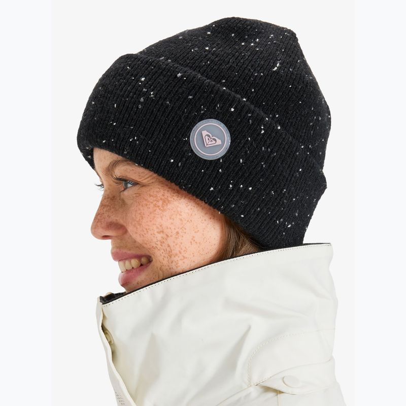 Női téli sapka ROXY Frozenlake Beanie true black 5