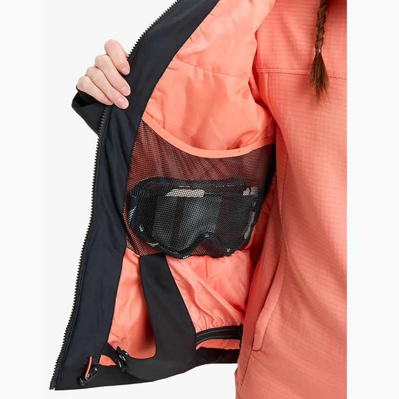 Női snowboard kabát ROXY Free Jet true black/big flower 12