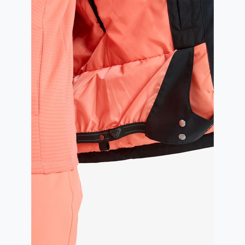 Női snowboard kabát ROXY Free Jet true black/big flower 14