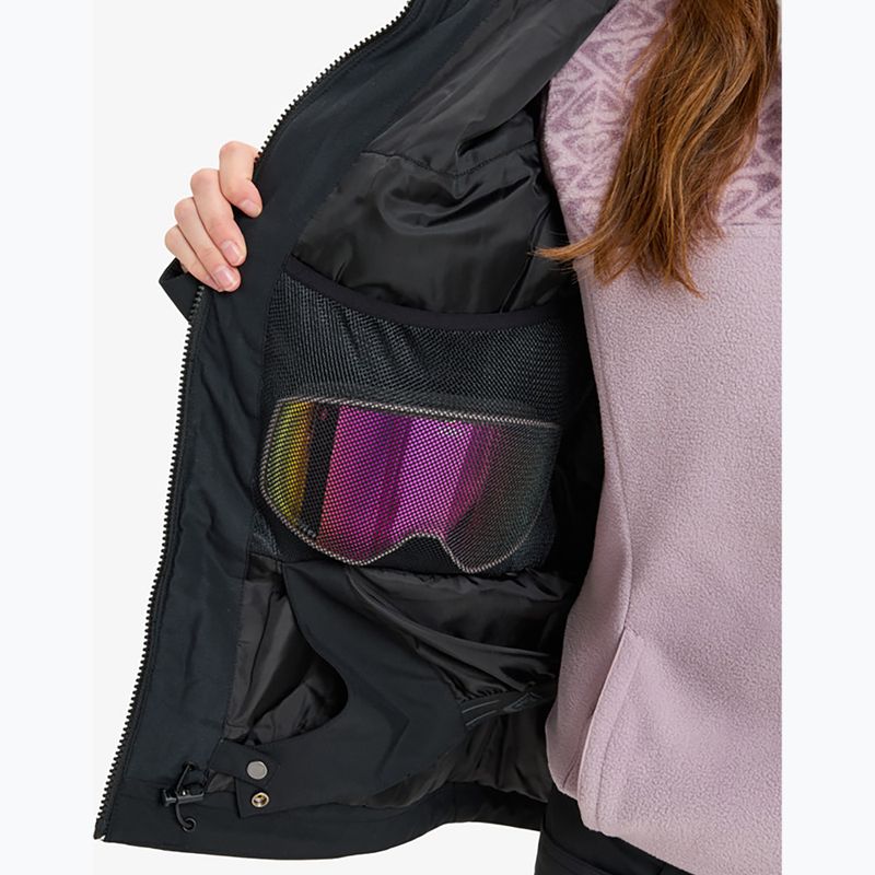 Női snowboarddzseki ROXY Free Jet Block true black 10