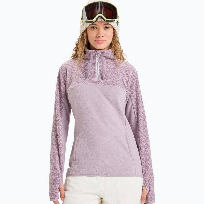 Női pulóver ROXY Sayna Half Zip nirvana/roxygram tonal