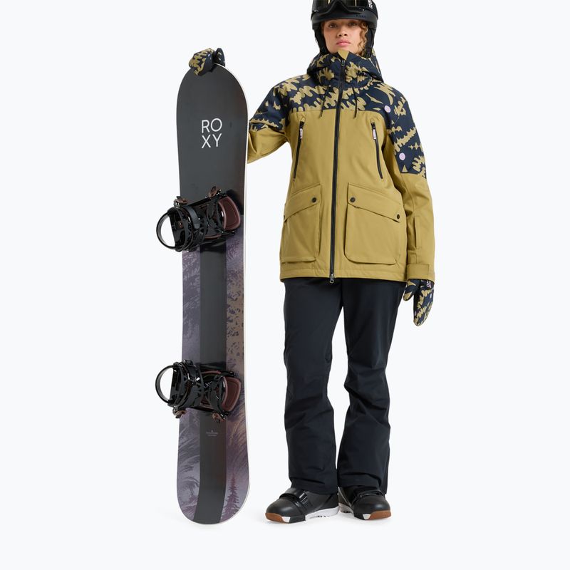 Női snowboarddzseki ROXY Stated fennel seed/big flower 2