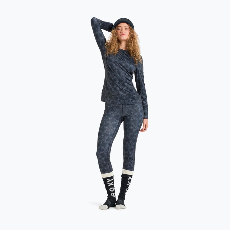 Női termikus nadrág ROXY Daybreak Brushed true black/snowflakes 2